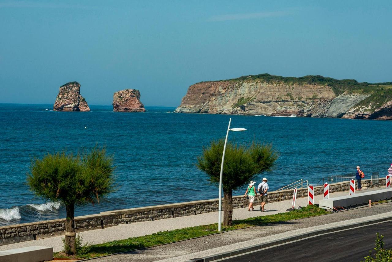 Premiere Ligne De Plage, Face A La Mer Hendaye Exterior foto